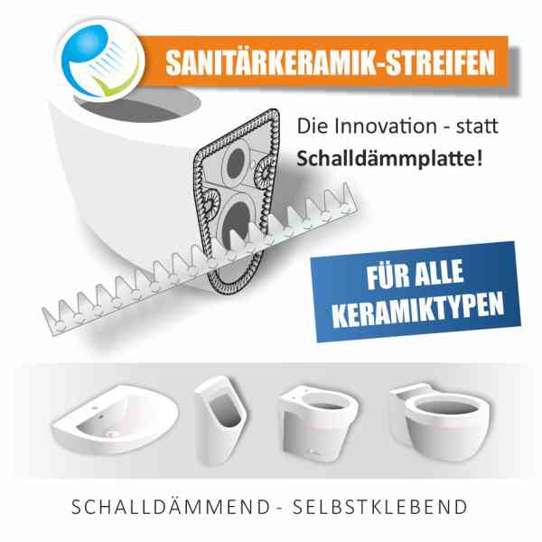 hySilent - Sanitärkeramikstreifen
