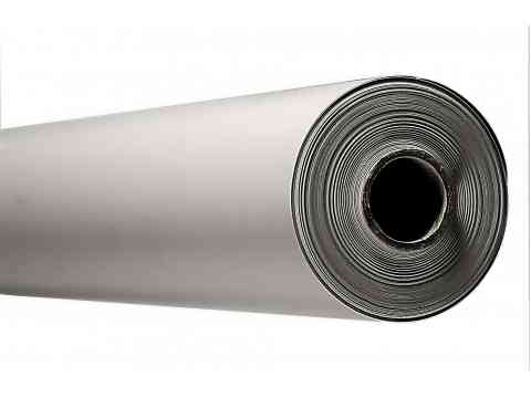 PVC-Folie hellgrau auf Rolle 1000 mm x 25 m x 0,35 mm
